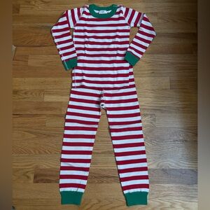 Hanna Andersson Red and White Striped Kids pajama set